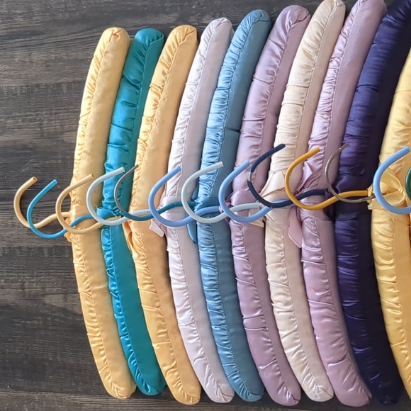 Vintage Fabric Hangers Set Of 16 - Picture 2 of 5